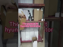 Üç düğme için ayrıntılar Hyundai-7 Hyundai-9 Excavator için Sol Joystick Handle Valve Controller