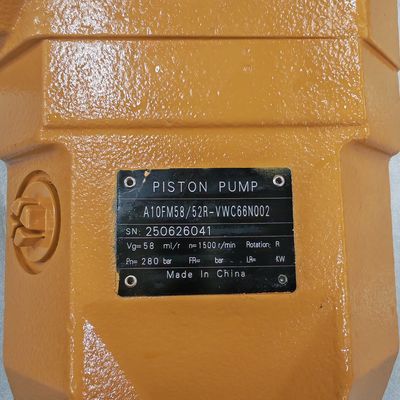Kazı makinesi hidrolik fan pompası piston pompası A10FM58/52R Kazı makinesi modeli CAT374/CAT385C için uygundur